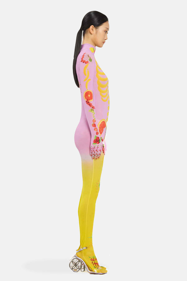 Fruit print jumpsuit