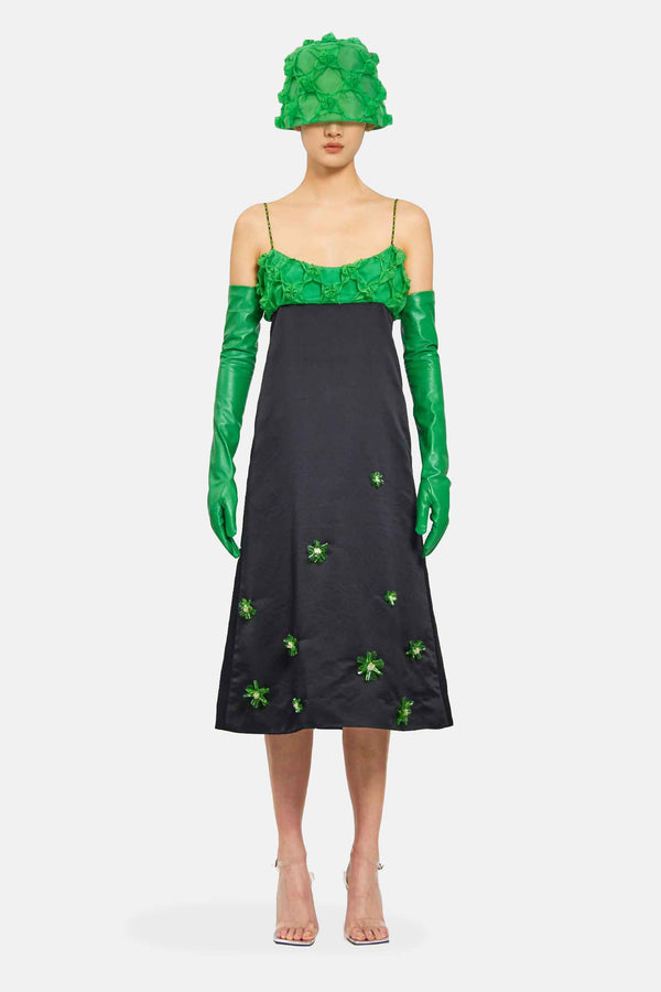 Handmade smcked A-line dress